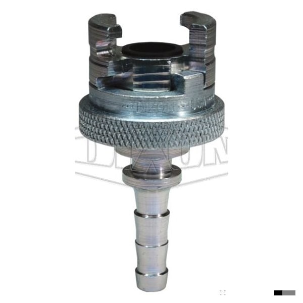 DUAL-LOCK COUP, 1 BARB STEEL, FLANGED